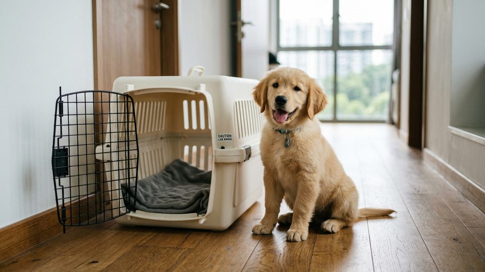 Puppy considered for import versus local purchase in Singapore