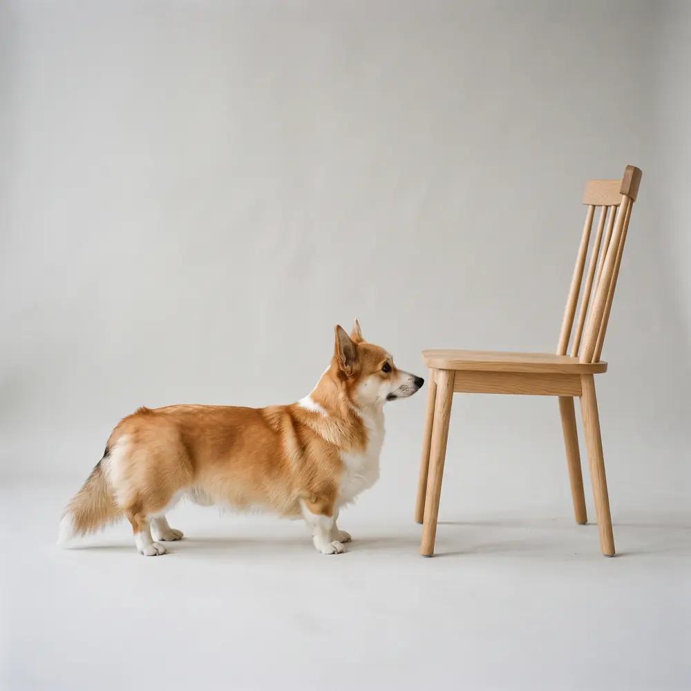 Illustration of a Corgi: grown, about 10–14 kg. Not a photograph of a puppy for sale.