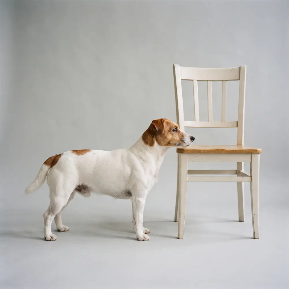 Illustration of a Jack Russell Terrier: grown, about 5–8 kg. Not a photograph of a puppy for sale.