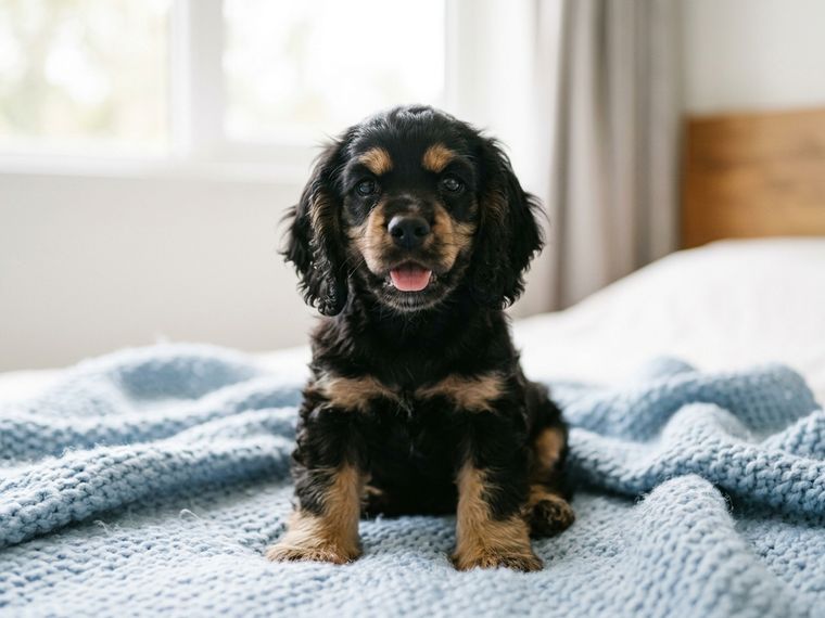 Black & Tan American Cocker Spaniel puppy for sale in Singapore