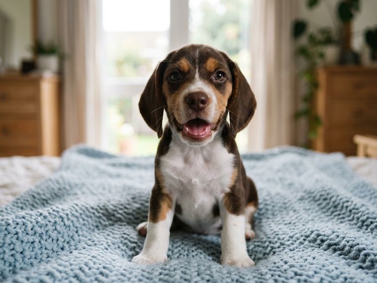Chocolate Tri Beagle puppy for sale in Singapore