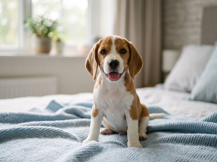 Red & White Beagle puppy for sale in Singapore