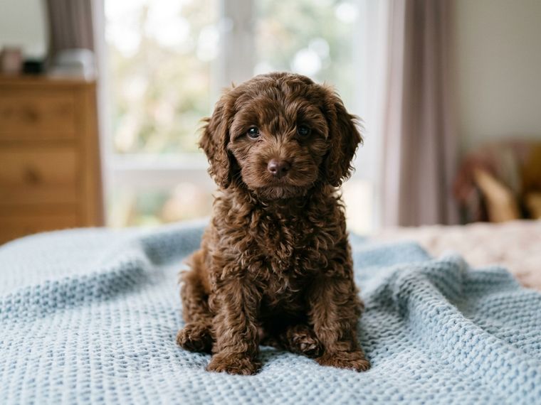 Chocolate Cavapoo puppy for sale in Singapore