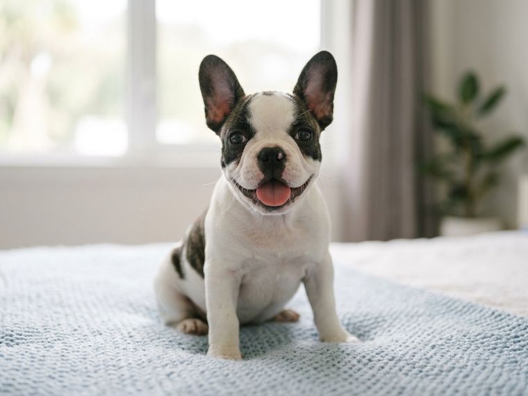 Pied French Bulldog puppy for sale in Singapore