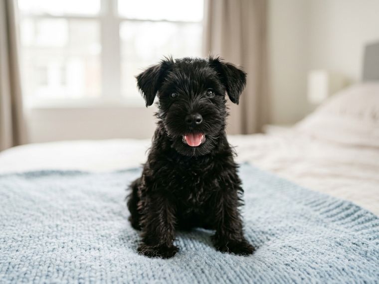 Black Miniature Schnauzer puppy for sale in Singapore