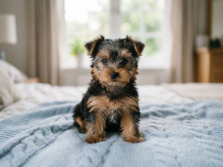Steel & Gold Yorkshire Terrier puppy for sale in Singapore